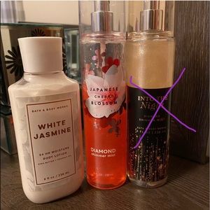 Bath & Body Works Lotion and Shimmer Spray